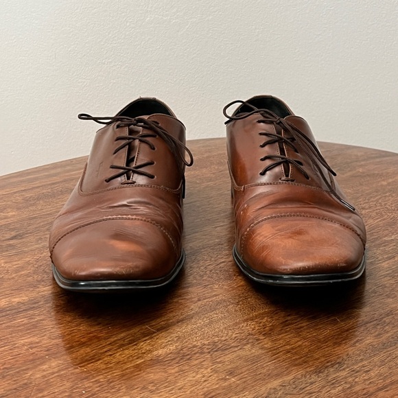 Ferragamo Leather Oxfords - Picture 3 of 9